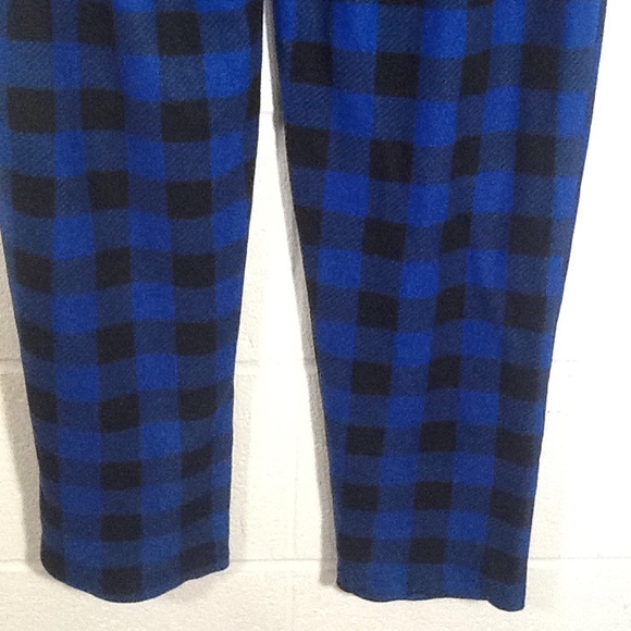 Joe Boxer Blue Buffalo Check Flannel Sleep Pants L - Picture 6 of 9